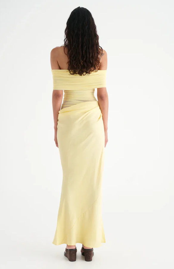 Nico Off Shoulder Maxi Dress Butter