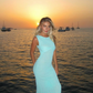 Dress Hire Australia [brand_name] Giselle Maxi Aquamarine - Momentary Wardrobe 