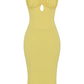 Dress Hire Australia [brand_name] Soren Buttercup Cutout Midi Dress - Momentary Wardrobe 