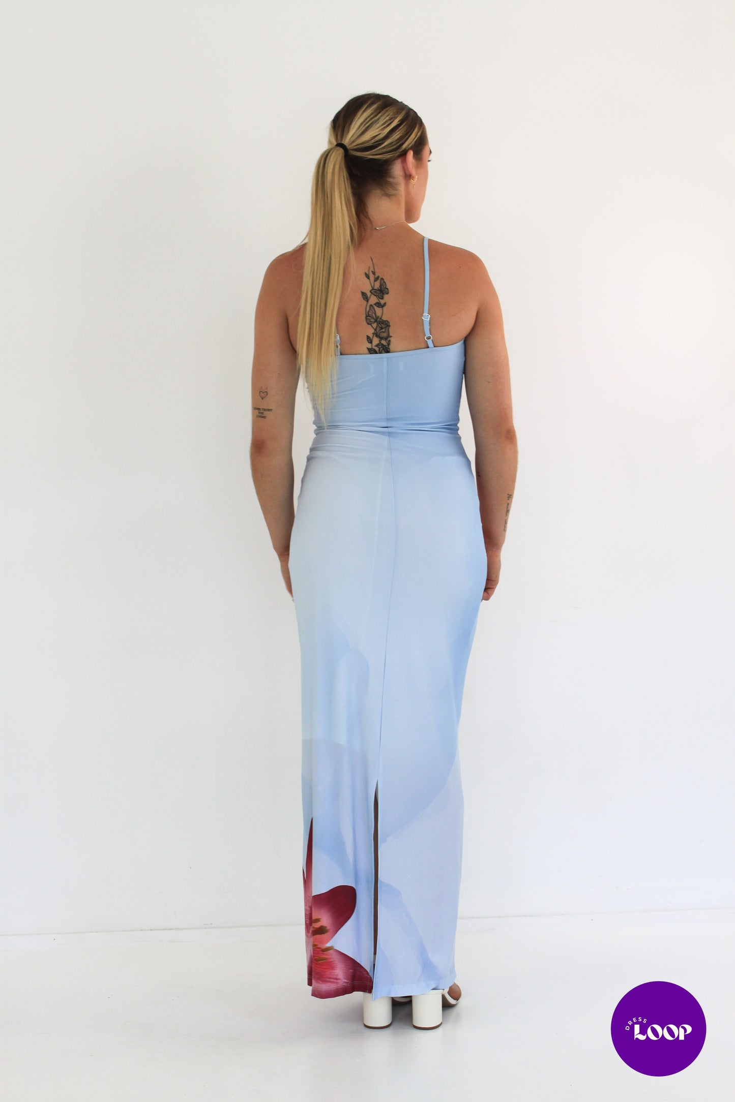 Sky Lily Slip Dress