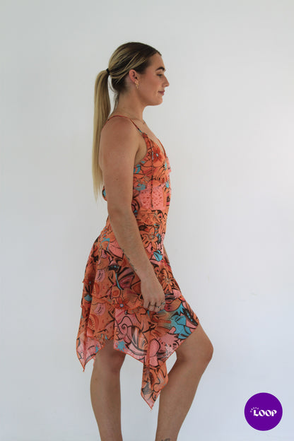 Vintage Fairy Florals Midi Dress