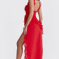 Dress Hire Australia [brand_name] Ariela Cherry Ruffle Maxi Dress - Momentary Wardrobe 