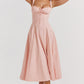 Dress Hire Australia [brand_name] Carmen Baby Pink Bustier Dress - Momentary Wardrobe 
