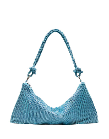 Blue Sparkle Mesh Bag