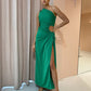 Dress Hire Australia [brand_name] Nour Green Shimmer Dress - Momentary Wardrobe 