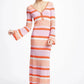 Guava Knit Crochet Maxi Dress