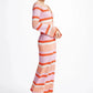 Guava Knit Crochet Maxi Dress