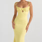 Dress Hire Australia [brand_name] Soren Buttercup Cutout Midi Dress - Momentary Wardrobe 