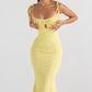 Dress Hire Australia [brand_name] Soren Buttercup Cutout Midi Dress - Momentary Wardrobe 