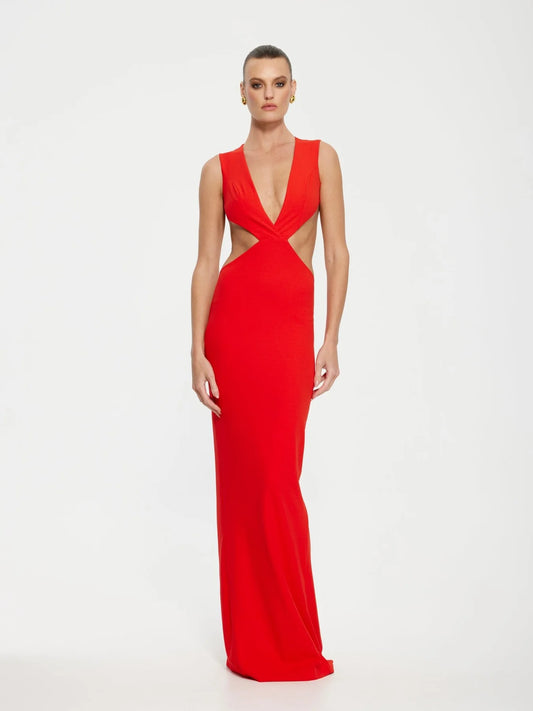 Dress Hire Australia [brand_name] Valencia Gown Chery Red - Dress Loop 