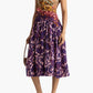 Tiggy Bow Midi Dress in Spliced Paisley