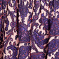 Tiggy Bow Midi Dress in Spliced Paisley